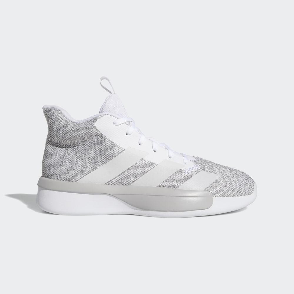 Adidasi Baschet Adidas Pro Next 2019 Barbati Romania - Albi/Gri/Negrii EH1968